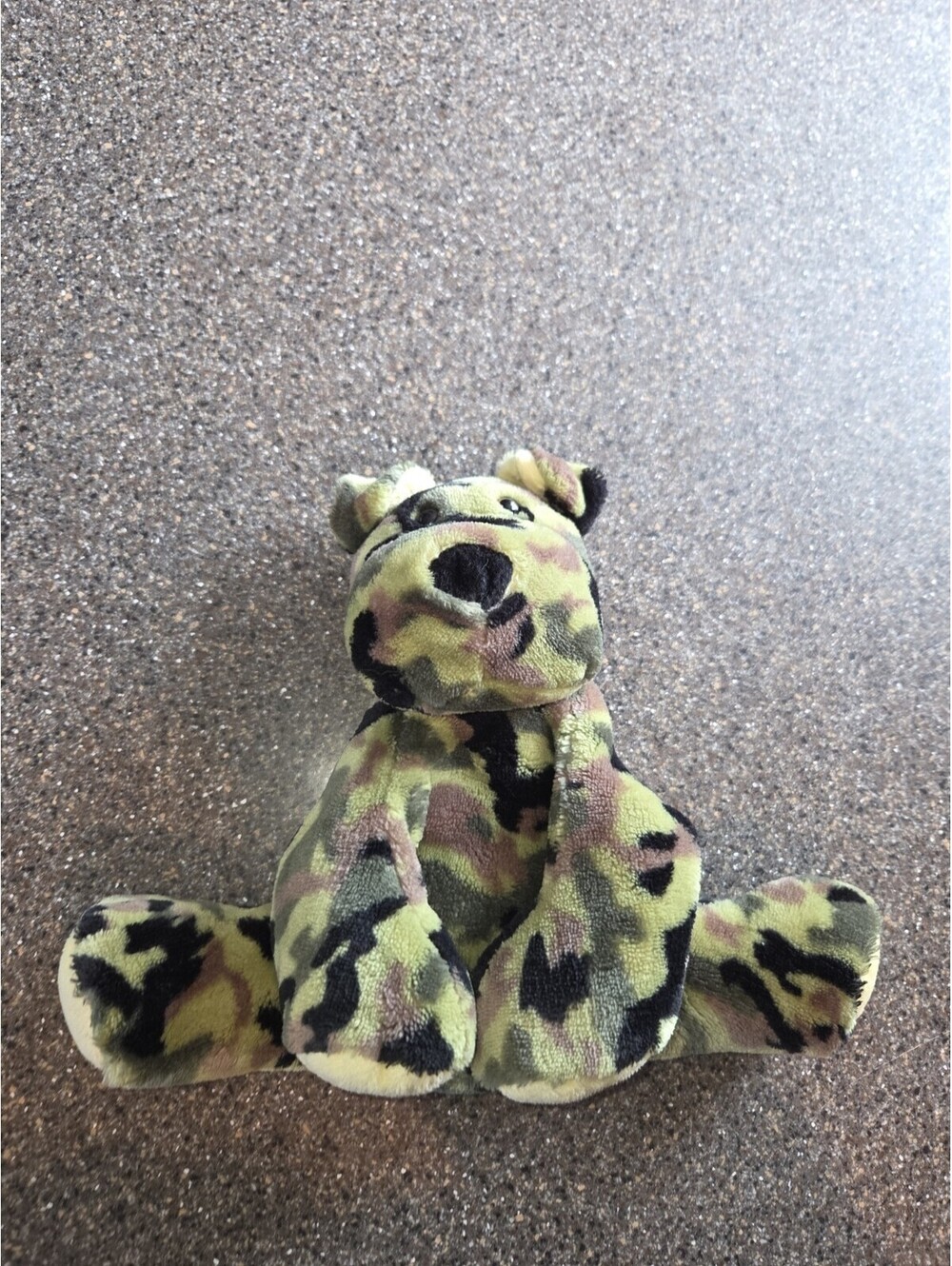 Fiesta Camo Puppy Dog Plush Stuffed Animal Toy Camo Green Army Camouflage Floppy